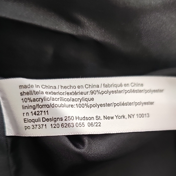 Eloquii Black and Mauve Plaid Skirt - Picture 6 of 6